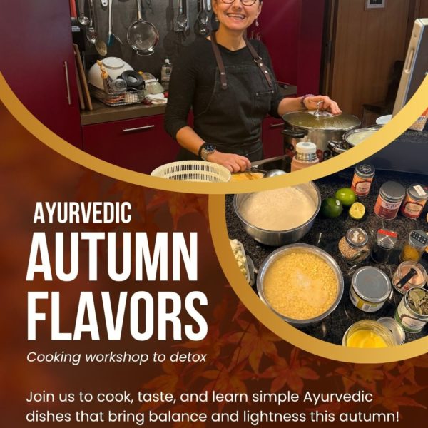 ayurvedic autumn flavors workshop