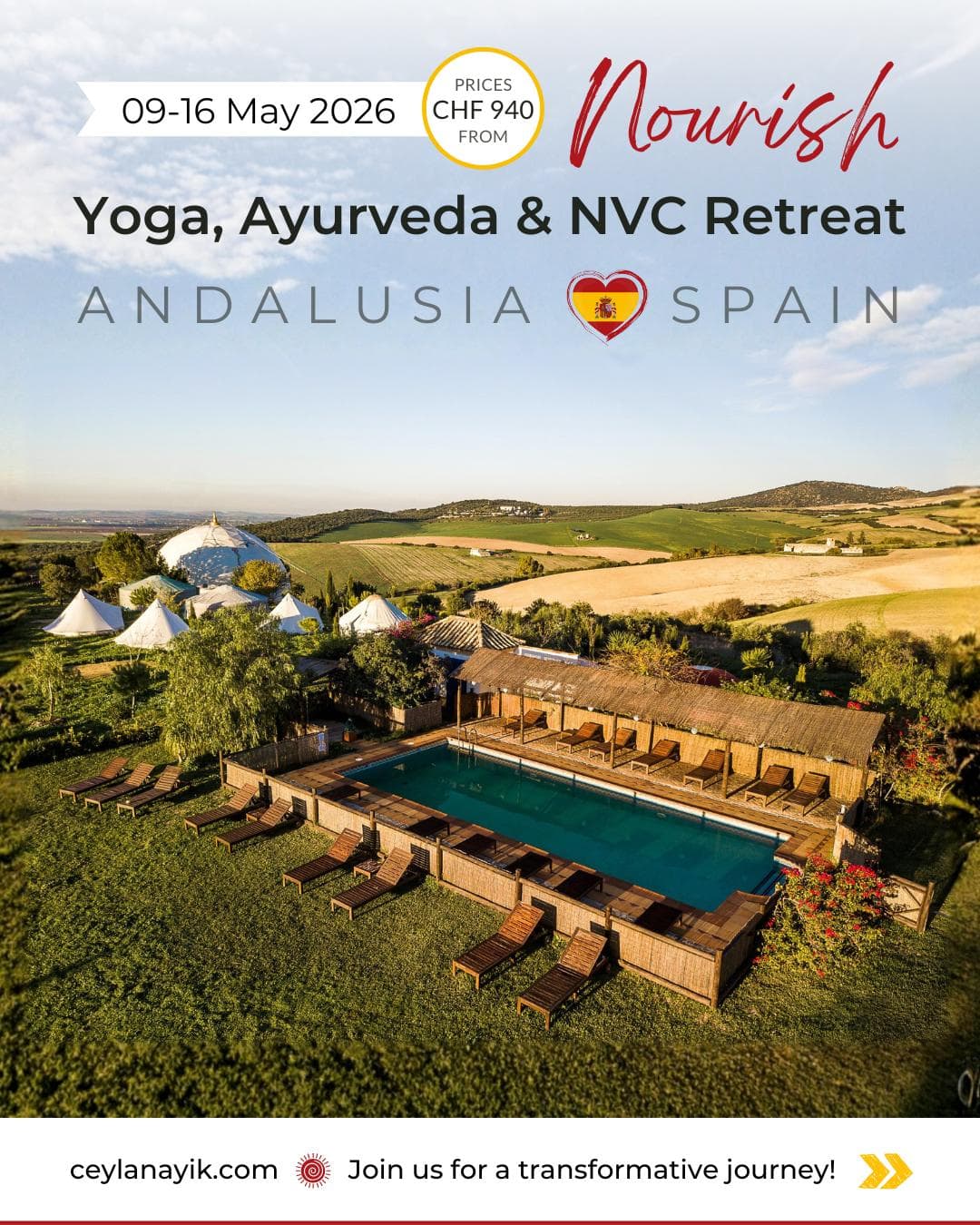 Yoga, Ayurveda & NVC Retreat Andalusia
